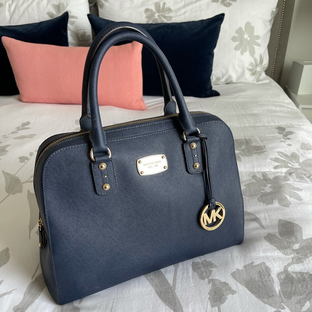 Michael Kors Navy Blue Bag